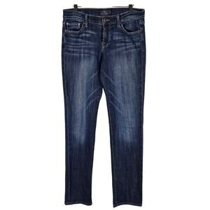 LUCKY BRAND WOMEN'S SWEET STRAIGHT BLUE JEANS SIZE 6 / 28" WAIST 32" INSEAM REG